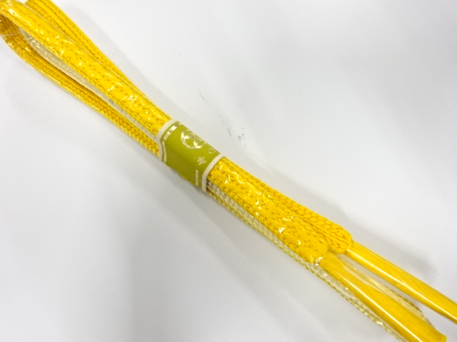 未使用品　正絹　手組帯締め